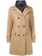 Fay Double Breasted Coat - Nude & Neutrals