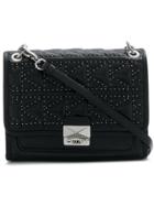 Karl Lagerfeld K/kuilted Studs Hand Bag - Black