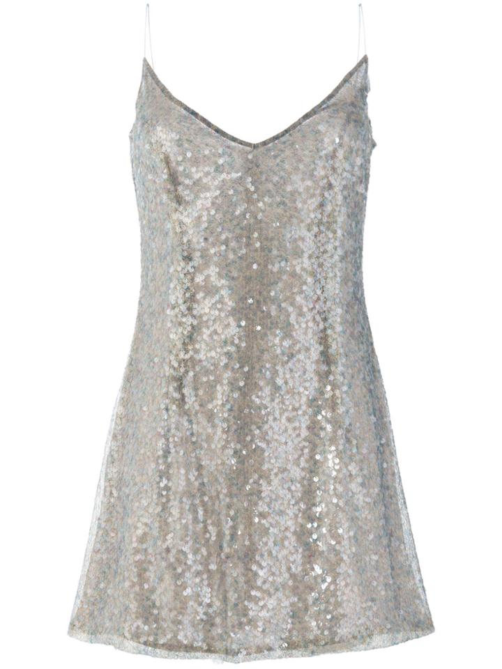 Walk Of Shame Sequin Slip Dress - Multicolour