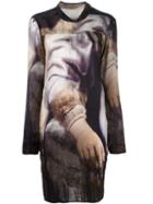 Rundholz 'masters' Printed Shirt Dress, Women's, Size: Medium, Cupro