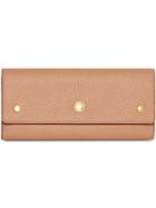 Burberry Grainy Leather Continental Wallet - Neutrals