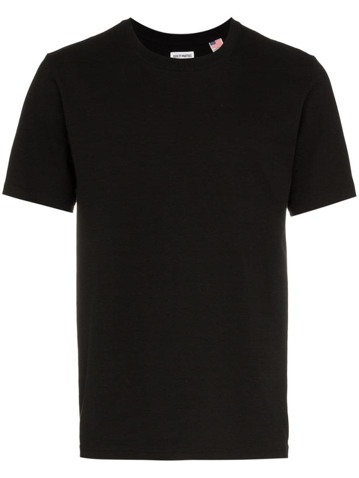 Wacko Maria Logo Print Cotton T-shirt - Black