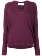 Christian Wijnants - Kya Jumper - Women - Virgin Wool - S, Pink/purple, Virgin Wool