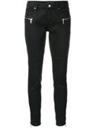 Michael Michael Kors Zip Pocket Skinny Trousers - Black