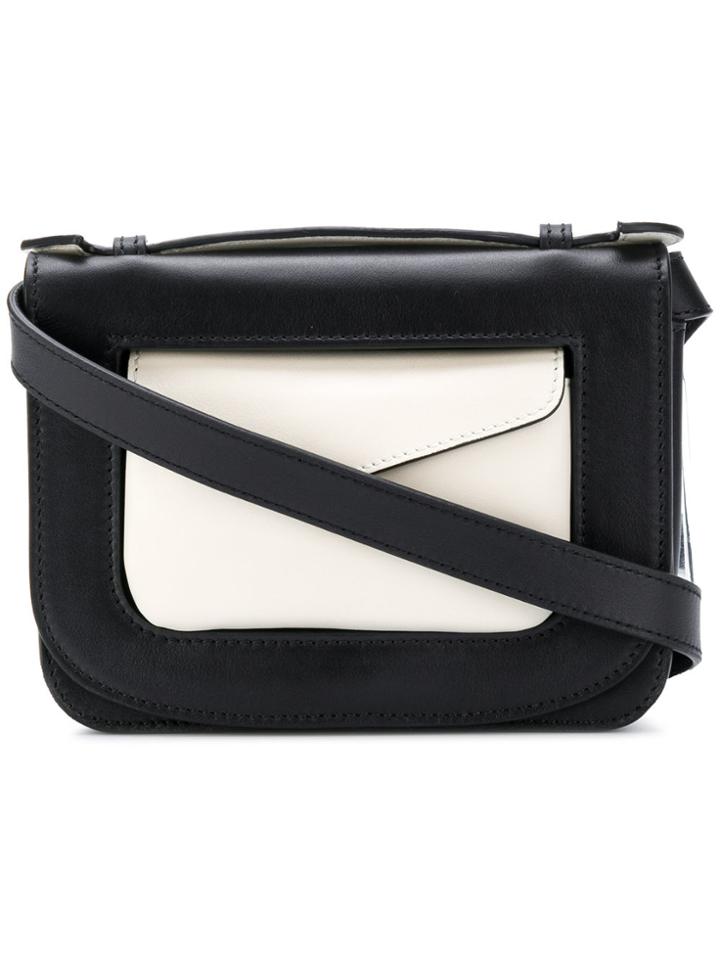Stée Flap Camera Crossbody Bag - Black
