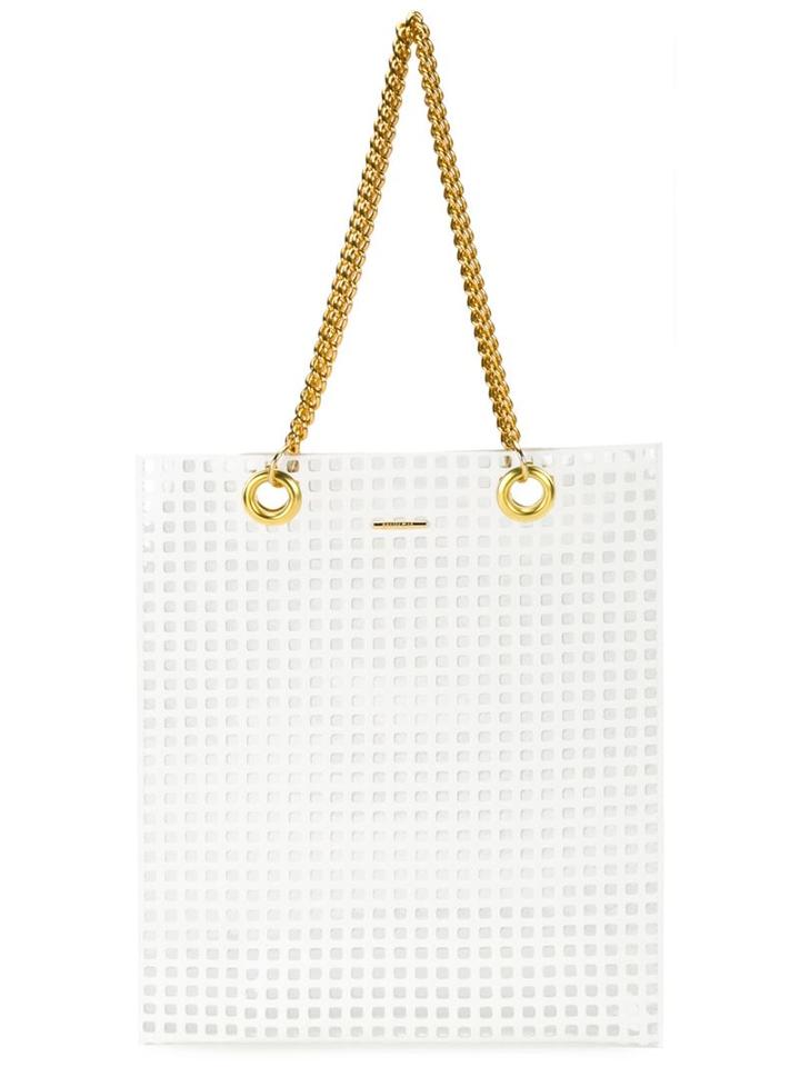 Muveil Grid Print Tote