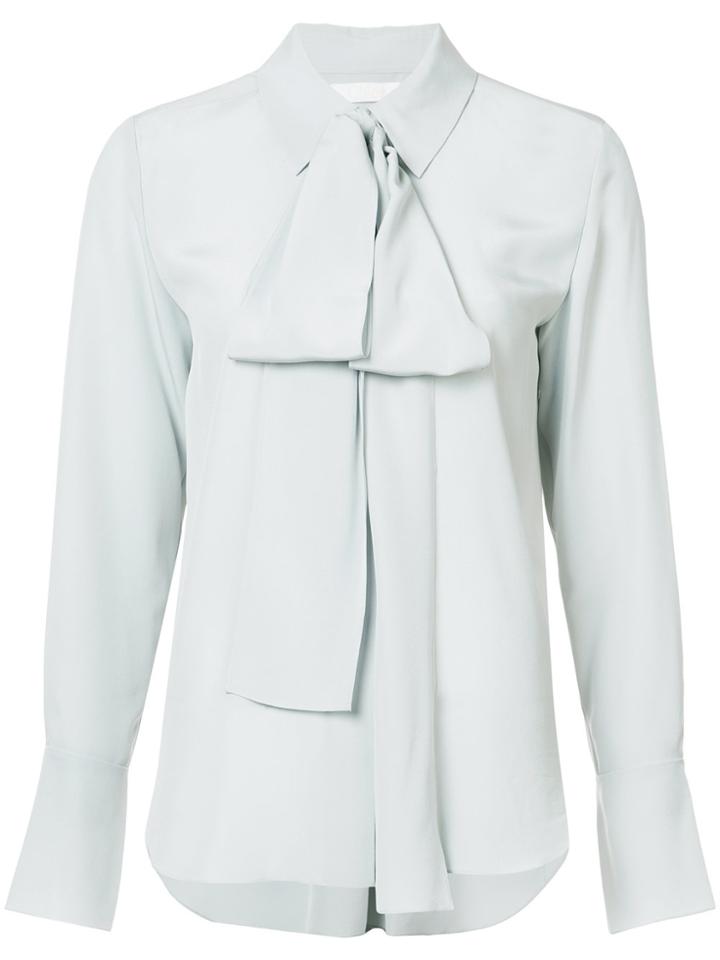 Chloé Pussy Bow Blouse - Blue