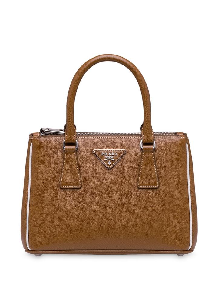 Prada Galleria Tote Bag - Brown