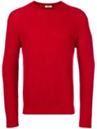 Valentino Rib Knit Sweater - Red