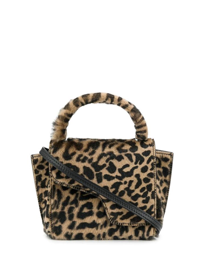 Atp Atelier Arezzo Leopard-print Tote - Neutrals