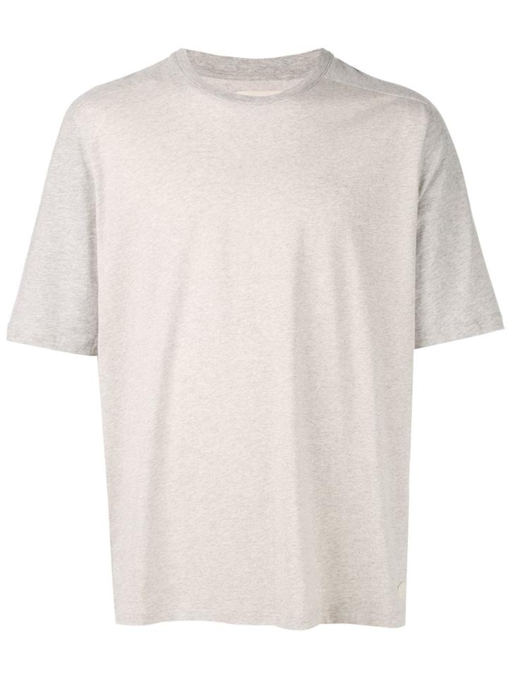 Folk Tonal Panel T-shirt - Grey