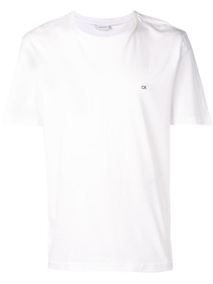 Ck Calvin Klein Logo T-shirt - White