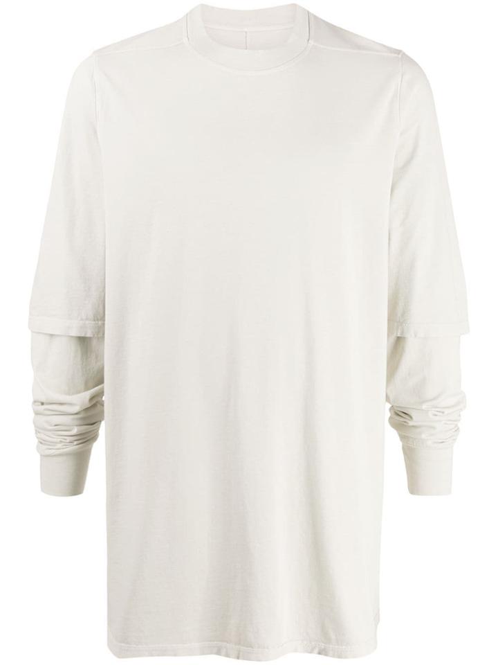 Rick Owens Drkshdw Oversized Double Sleeve Sweatshirt - Neutrals