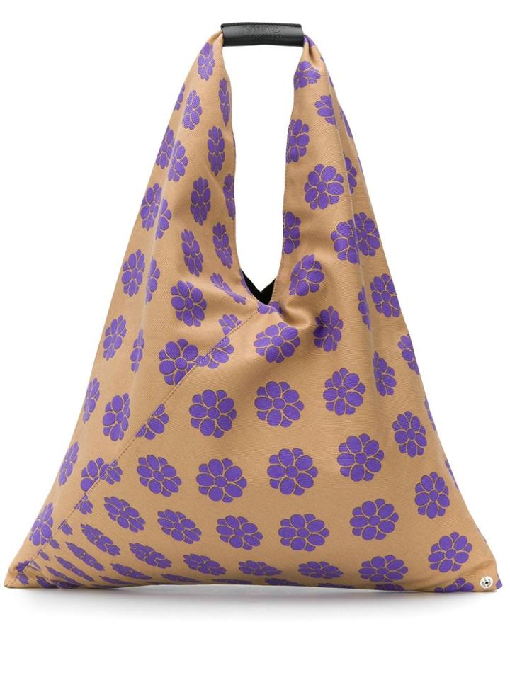 Mm6 Maison Margiela Japanese Triangle Tote Bag - Neutrals