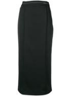 Prada Elasticated Waist Midi Skirt - Black