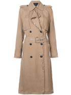 Alexander Wang Long Trench Coat - Nude & Neutrals