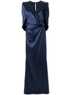 Talbot Runhof Pomelo1 Gown - Blue