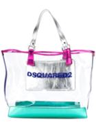 Dsquared2 - Top Handle Tote - Women - Leather/pvc - One Size, Green, Leather/pvc