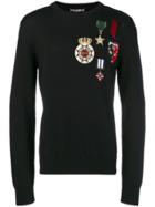 Dolce & Gabbana Embellished Pullover Sweatshirt - Black
