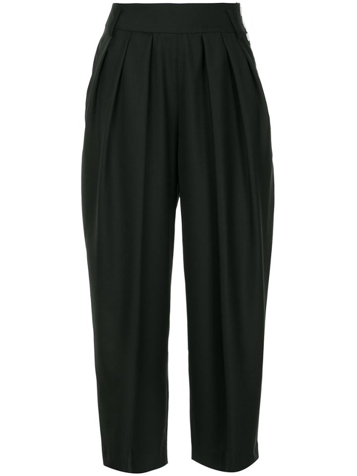 Eudon Choi High Rise Trousers - Black