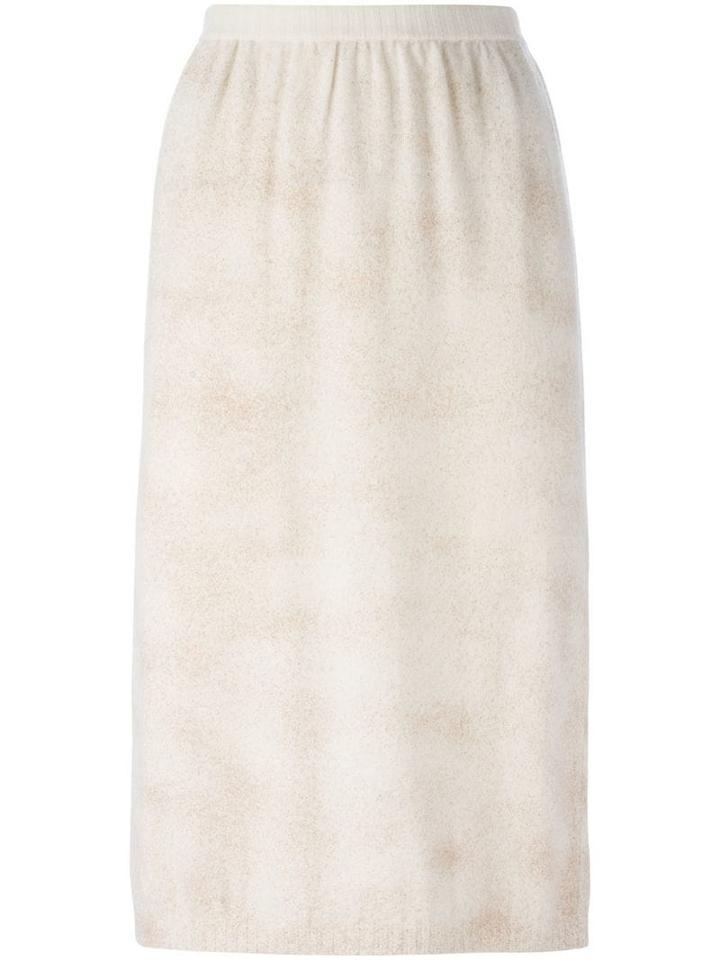 Krizia Pre-owned Knitted Skirt - Neutrals