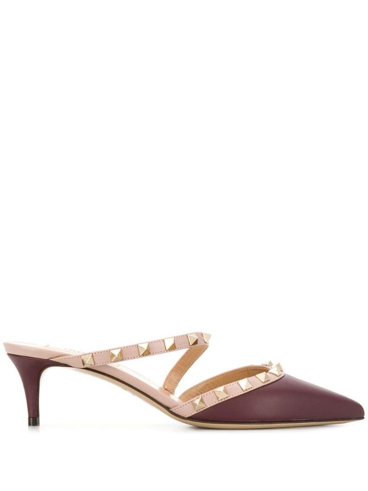 Valentino Valentino Garavani Rockstud Mules - Purple