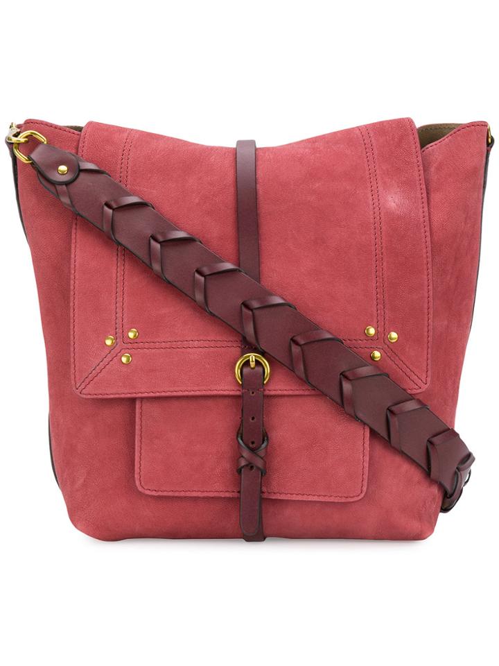 Jérôme Dreyfuss Django Shoulder Bag - Pink & Purple