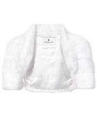 J. Mendel Cropped Fur Jacket - White