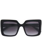 Stella Mccartney Eyewear Oversized Square Frame Sunglasses - Black