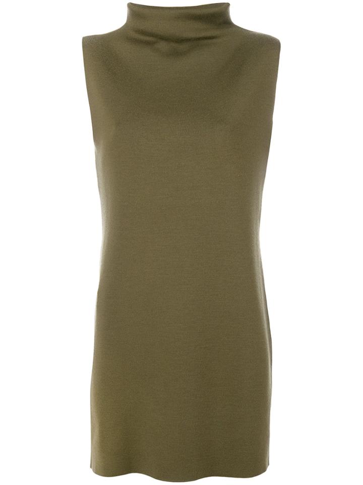 John Smedley Sleeveless Sweater Top - Green