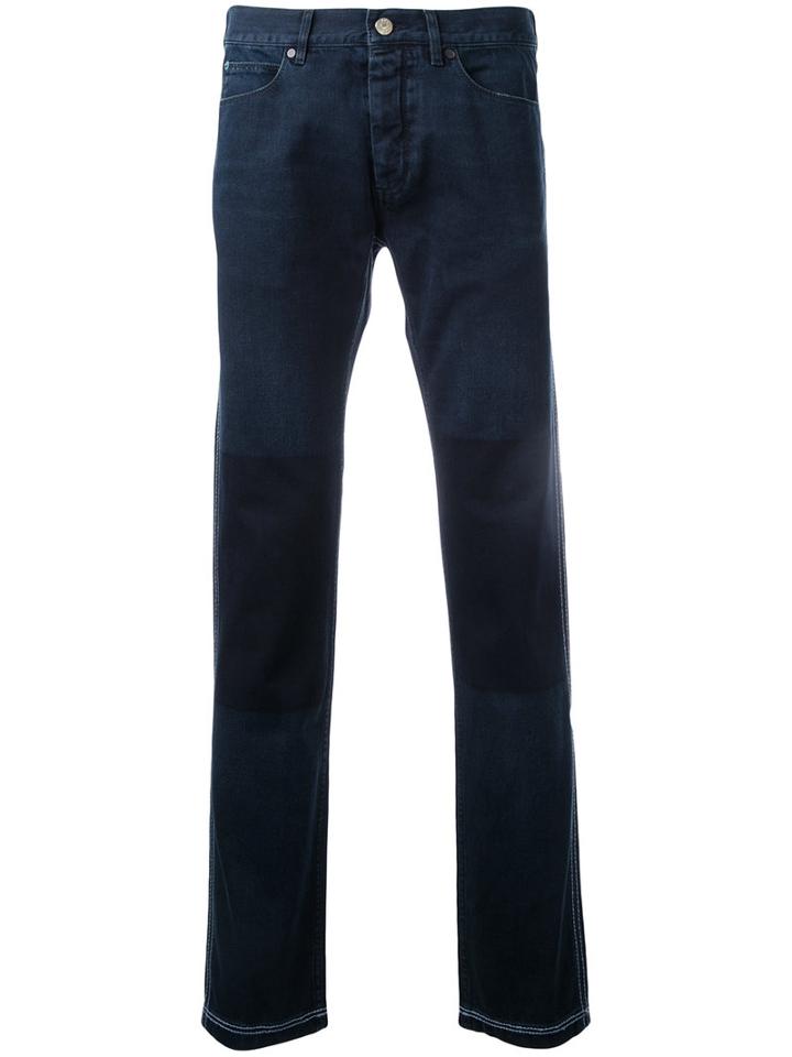 Lanvin - Contrast Knee Jeans - Men - Cotton - 32, Blue, Cotton