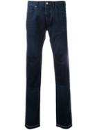 Lanvin - Contrast Knee Jeans - Men - Cotton - 32, Blue, Cotton