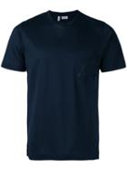 Brioni - Embroidered Logo T-shirt - Men - Cotton - Xs, Blue, Cotton