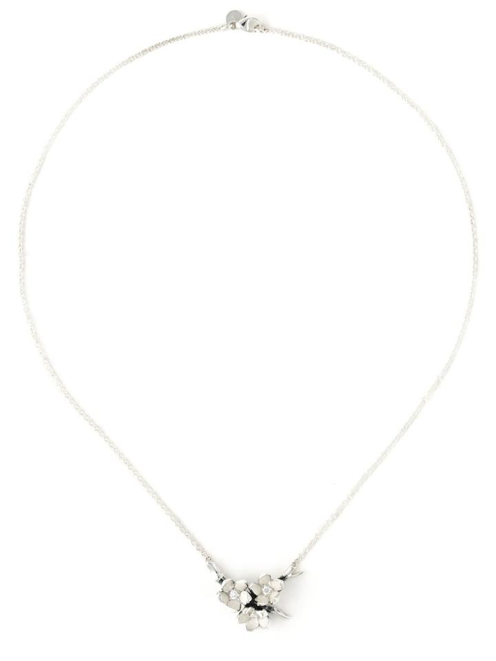 Shaun Leane 'cherry Blossom' Diamond Necklace - Metallic