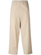 Lucio Vanotti - Wide-leg Trousers - Women - Cotton/spandex/elastane - 2, Nude/neutrals, Cotton/spandex/elastane