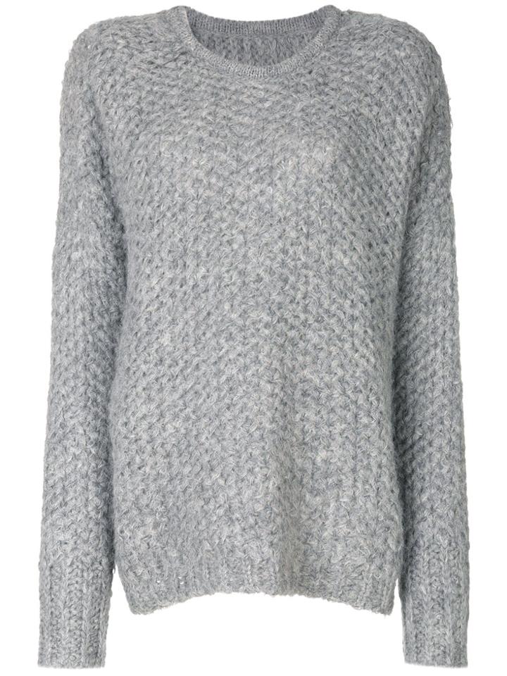 Thom Krom Relaxed Fit Jumper - Grey