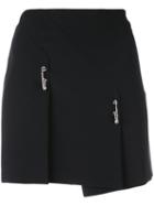 Versus - Zip-detail Skirt - Women - Polyamide/polyester/spandex/elastane/viscose - 40, Black, Polyamide/polyester/spandex/elastane/viscose