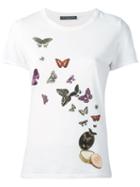 Alexander Mcqueen Butterfly And Moth Print T-shirt
