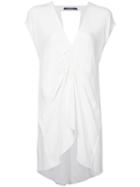 Kitx Gathered Front Blouse, Women's, Size: 8, White, Silk
