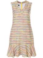 Talbot Runhof Pody1 Tweed Dress - Multicolour