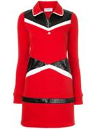 Courrèges Vinyl Sweat Dress - Red