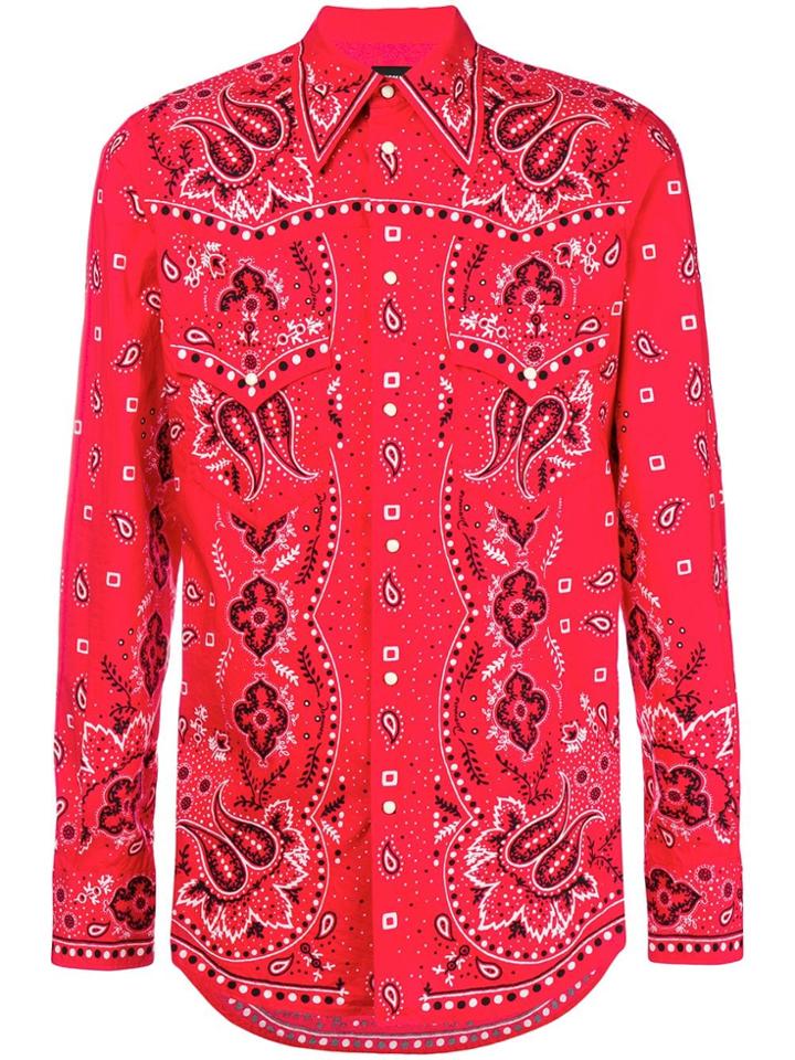 Dsquared2 Bandana Print Shirt