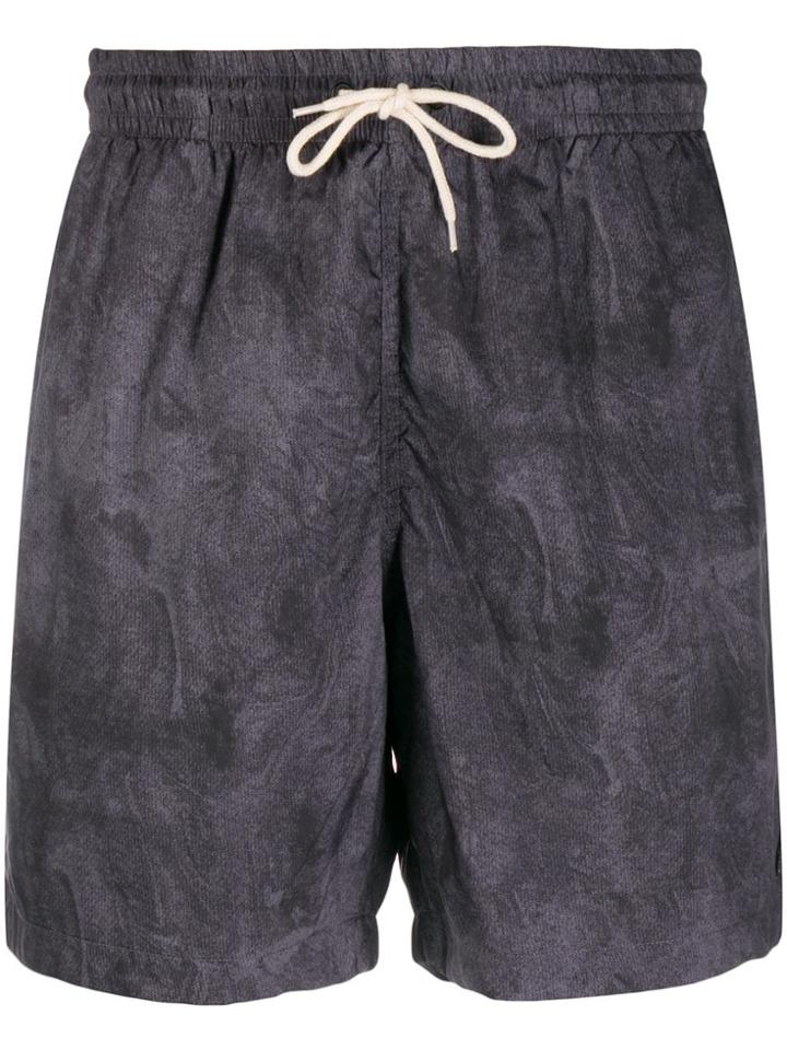 Paterson. Drawstring Swim Shorts - Black