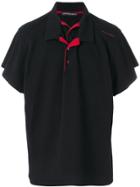 Mumofsix Double Collar Polo Shirt - Black