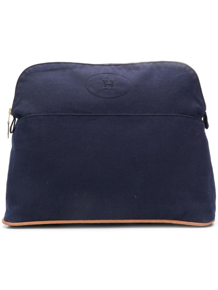 Hermès Vintage Large Vanity Case - Blue