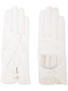 Nina Ricci Lambskin Gloves - White