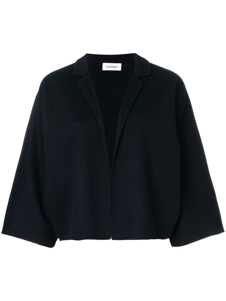 Toteme Flared Daped Cardigan - Blue