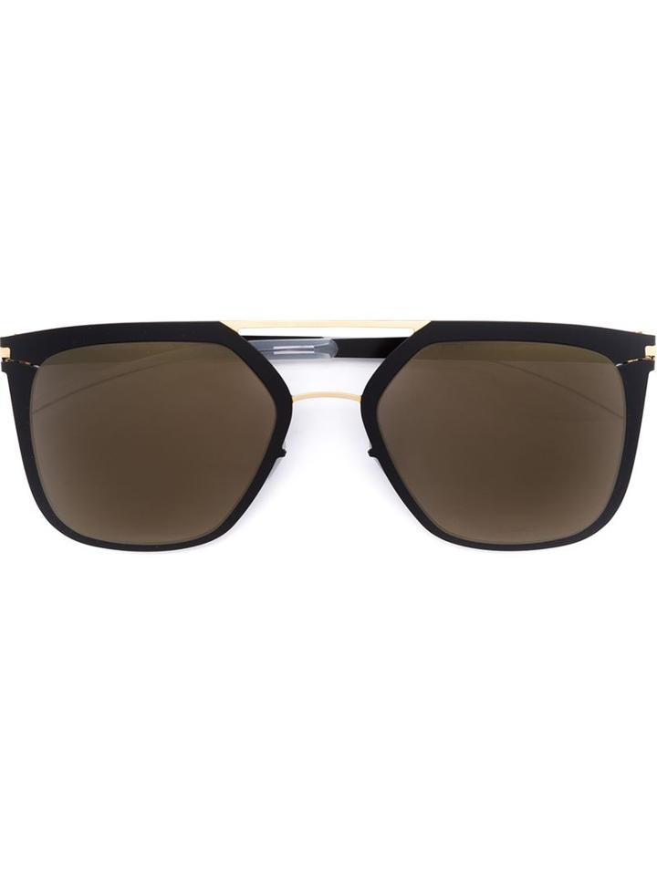 Mykita - 'jessica' Sunglasses - Unisex - Metal (other) - One Size, Black, Metal (other)