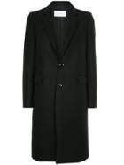 Astraet Single Breasted Coat - Black
