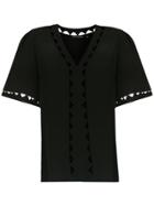 Reinaldo Lourenço Cut Out Detail Blouse - Black